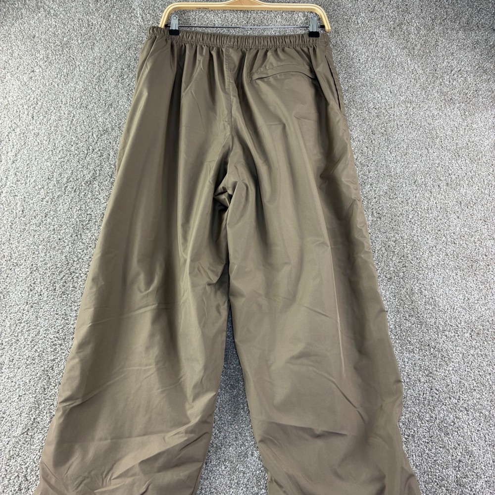 D.A.C. Performance Track Pants Mens L Tan Mesh Lined Ankle Zip Gorpcore Active - Picture 12 of 13